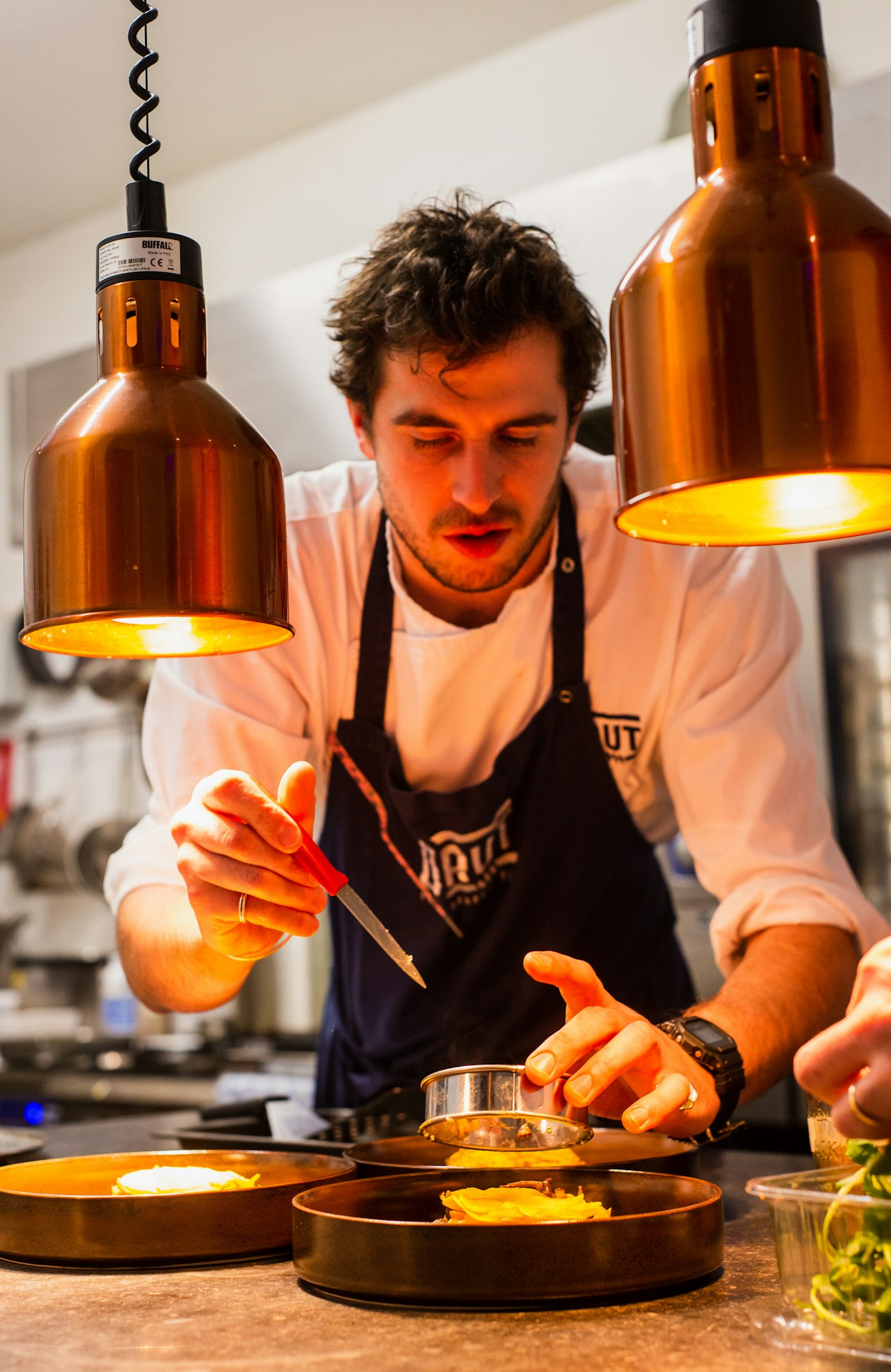 Küchenchef des La Strada bei der Arbeit